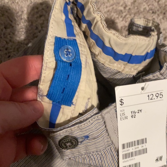 H&M Bottoms Nwt Boys Hm Pants 12 2 1824 Months Striped Poshmark